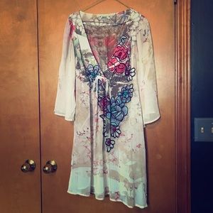 Empire-waist Stretch Summer Dress